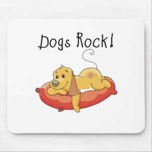 Mousepad Cães Rochedos Camisetas e presentes