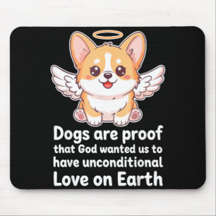 Mousepad Cães São Prova De Que Deus Quis Nós Cristãos Anima