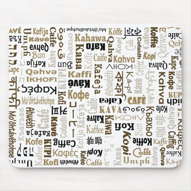 Mousepad Café (Frente)