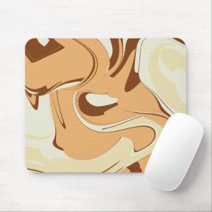 Mousepad Café Abstrato de café com açúcar castanho