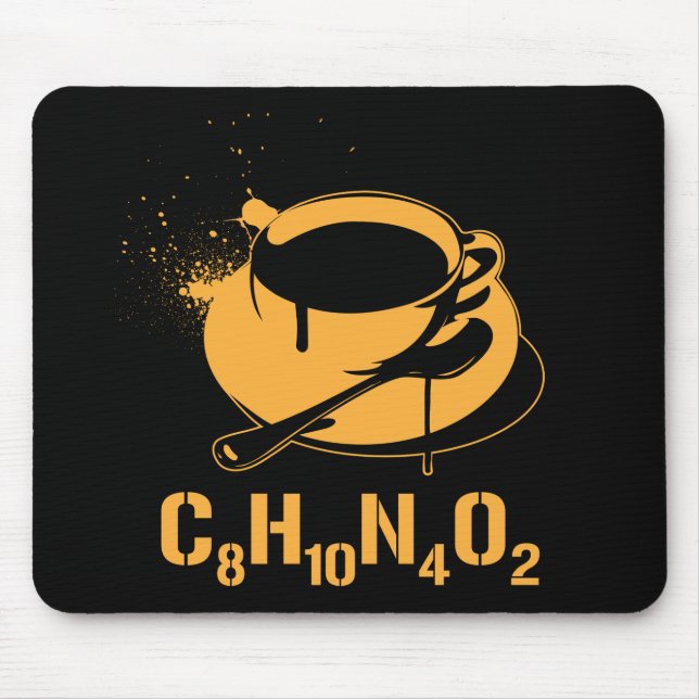 Mousepad Café C8H10N4O2 (Frente)
