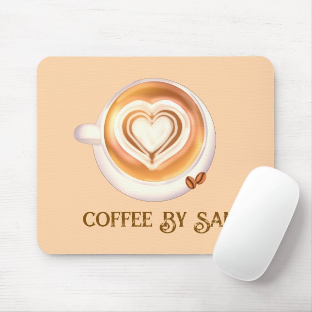Mousepad Café Cappuccino (Com mouse)