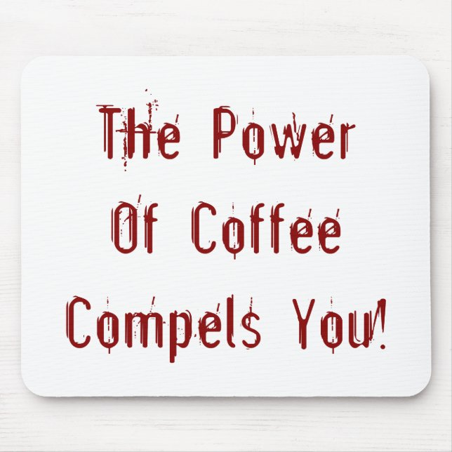 Mousepad Café Compele Você Vermelho (Frente)