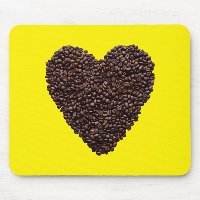 Mousepad Café Coração (Frente)