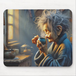 Mousepad Café da Manhã Bebendo
