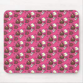 Mousepad Café da Manhã de Fosco 3D com Sprinkle de Mouse Pe