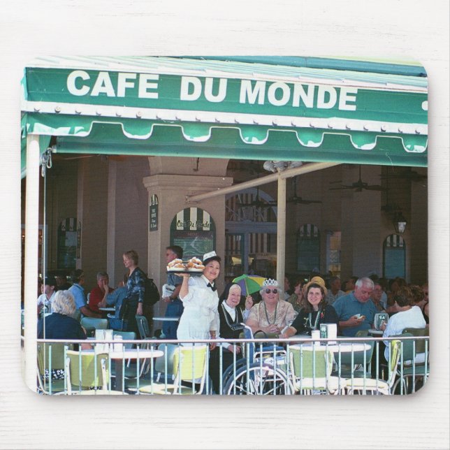 Mousepad Café e Beignets de Nova Orleães (Frente)