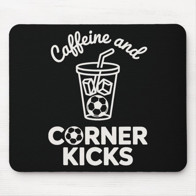 Mousepad Café e Chutes de Canto Equipe Jogador Café e S (Frente)