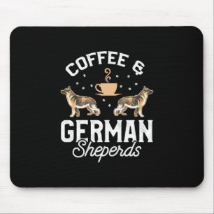 Mousepad Café E German shepherd
