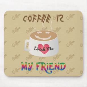 Mousepad Café é Meu Amigo