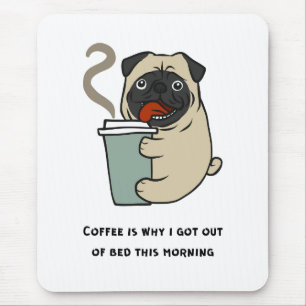 Mousepad Café é por isso que saí da cama