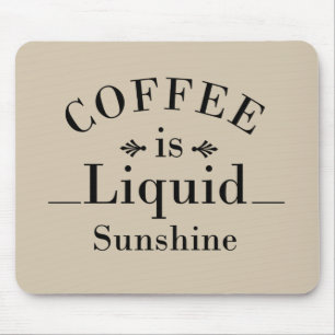 Mousepad café é sol líquido