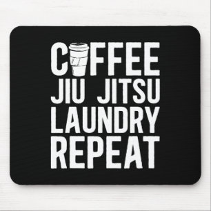 Mousepad Café Jiu Jitsu Laundry Repete Artes Marciais Mistu