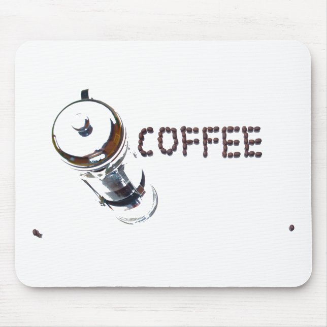 Mousepad Café MagicEnjoy, 'primeira coisa da manhã', ' (Frente)