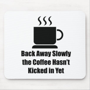 Mousepad Café-Para trás afastado lentamente