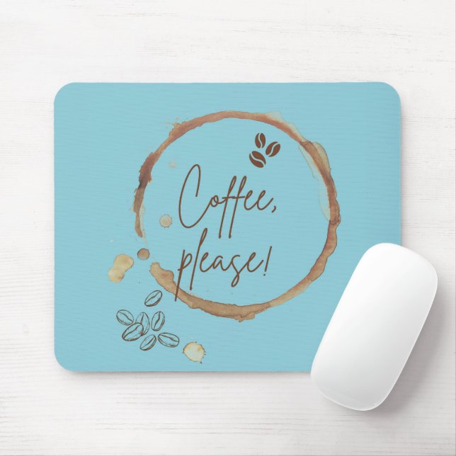Mousepad Café, por favor (Com mouse)