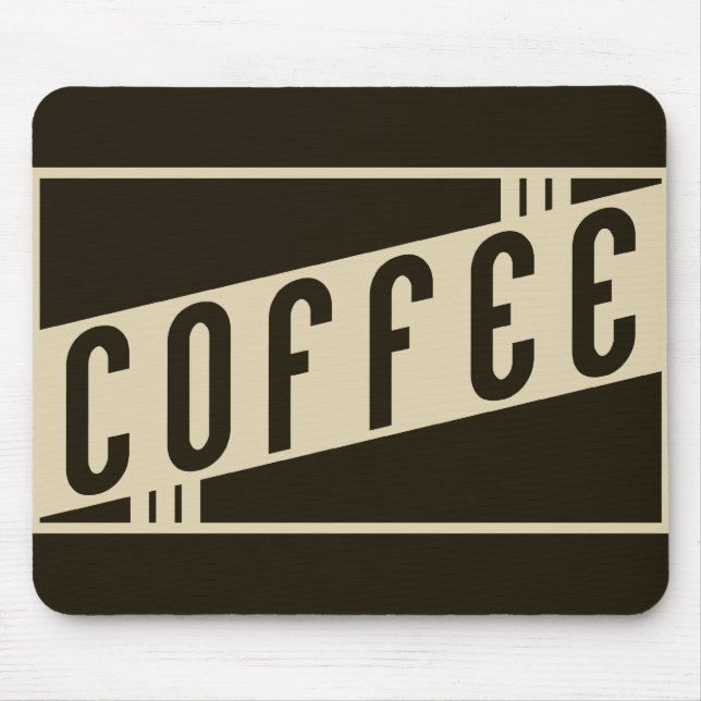 Mousepad café retrô (Frente)