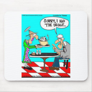 Mousepad Café Sem Vacas Camisetas Engraçadas Mugs & Gifs