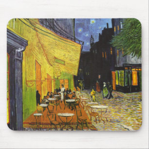 Mousepad Café Terrace à noite por van Gogh