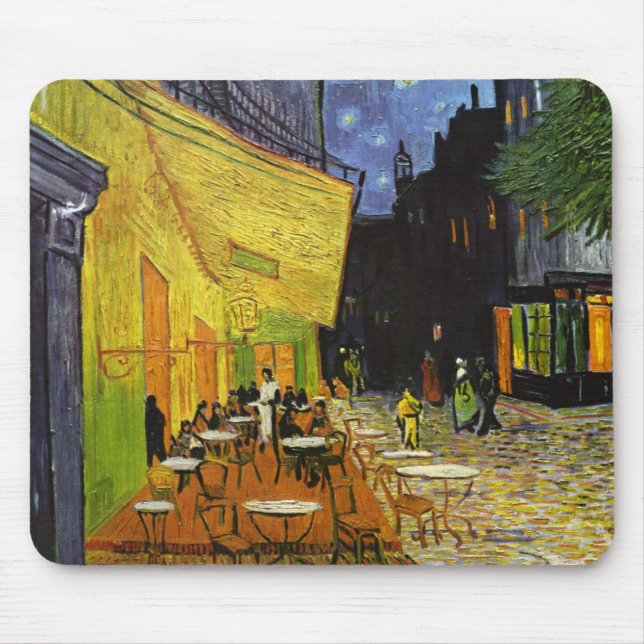 Mousepad Cafe Terrace na Night Van Gogh (Frente)
