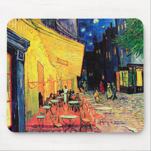 Mousepad Cafe Terrace na Noite, Vincent van Gogh, 1888
