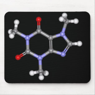 Mousepad cafeína-molécula