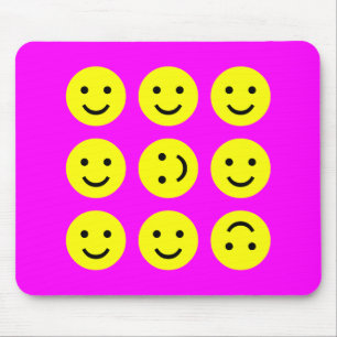 Mousepad Caída - no rosa magenta