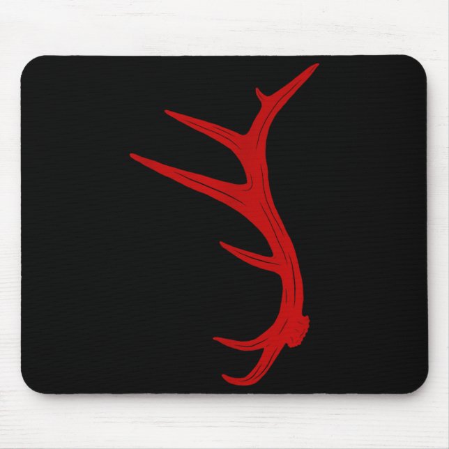 Mousepad Cair de Chifre de Touro de Caça de Alce  (Frente)