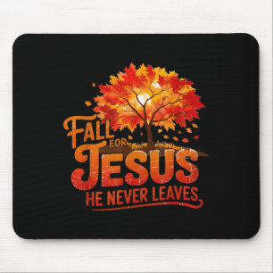 Mousepad Cair Por Jesus Ele Nunca Deixa Fé Cristã Tha