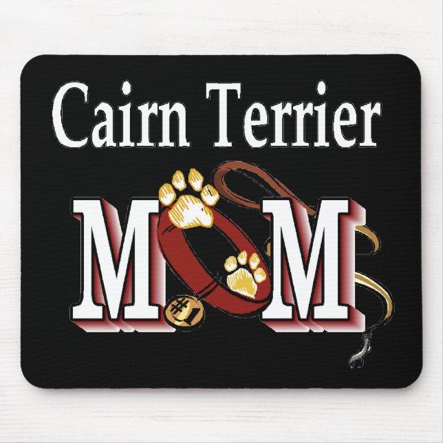 Mousepad Cairn Terrier Cachorro MÃE (Frente)