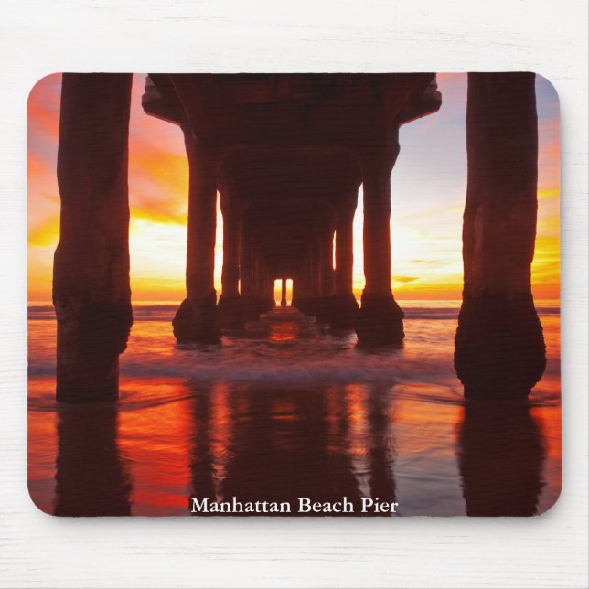Mousepad Cais de Manhattan Beach (Frente)