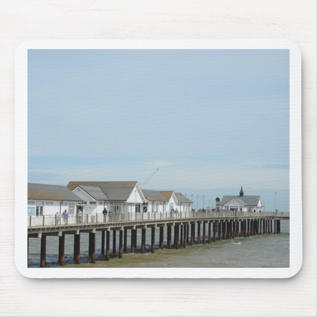 Mousepad Cais de Southwold Suffolk (Frente)