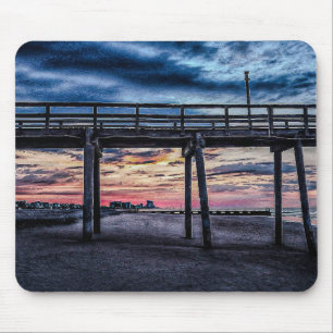 Mousepad cais impressionante no pôr do sol