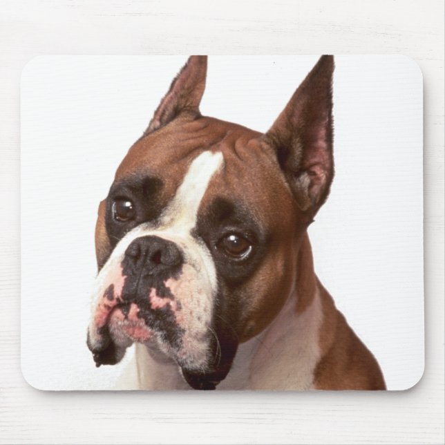 Mousepad Caixa de Amor Cachorrinho Boxer (Frente)