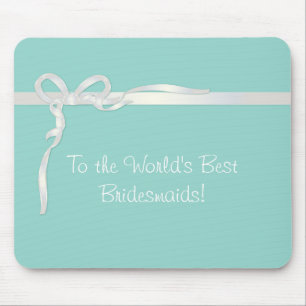 Mousepad Caixa de jóia azul do ovo do pisco de peito