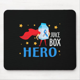 Mousepad Caixa de Sumo Herói Tipo 1 T1d Diabetes Awaren Dia
