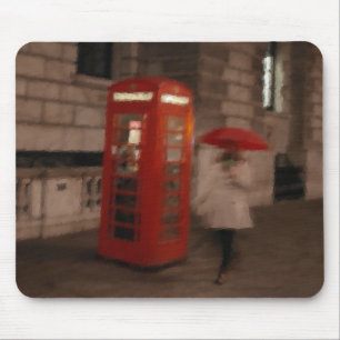 Mousepad Caixa de Telefone do Dia Rainha de Londres / Mouse