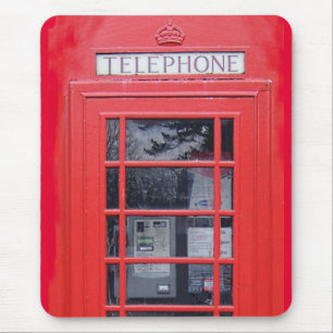 Mousepad Caixa de telefone vermelha de Londres