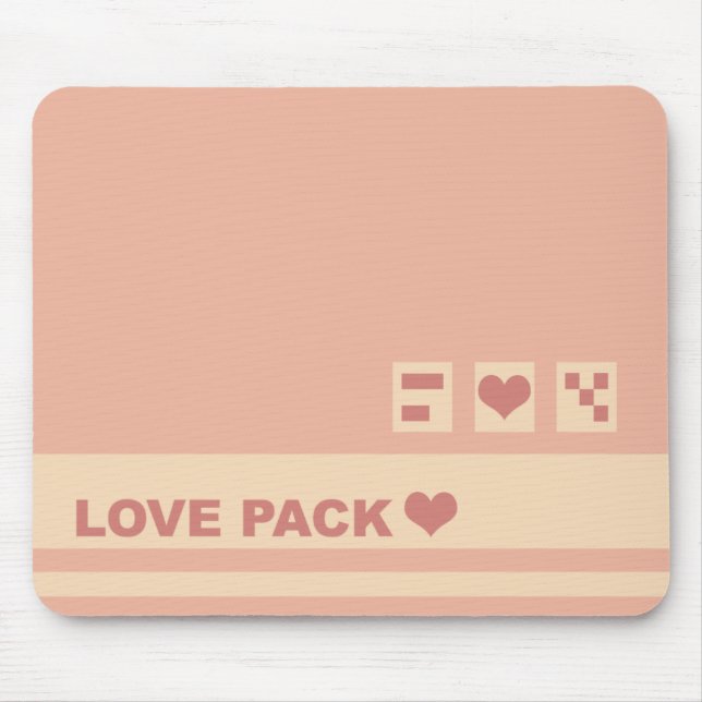Mousepad Caixa do bloco do amor (Frente)