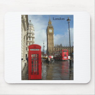 Mousepad Caixa do telefone de Londres & Big Ben (St.K)