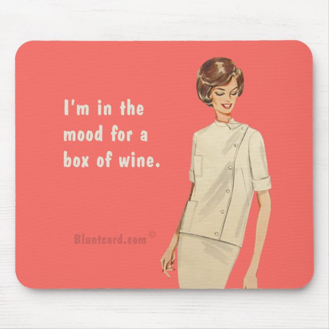 Mousepad caixa do vinho (Frente)