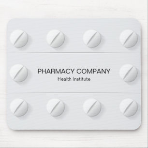 Mousepad Caixa dos comprimidos das tabuletas médica -