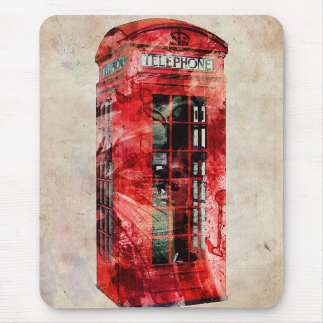 Mousepad Caixa telefônica de Londres (Frente)