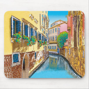 Mousepad Caixas de janela ao longo do canal