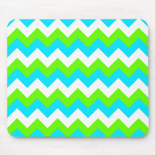 Mousepad Cal Laranja e Água Três Cores Chevron