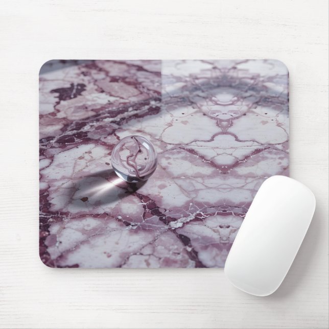 Mousepad Calacatta Viola Marble com Água Sphere Macro (Com mouse)