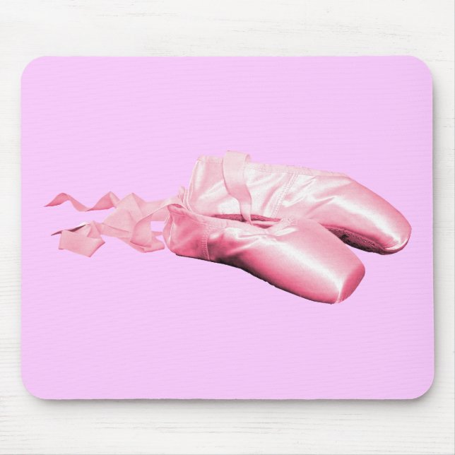 Mousepad Calçados cor-de-rosa (Frente)