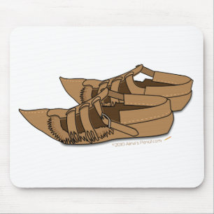 Mousepad Calçados da dança popular de Opanke Balcãs