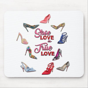 Mousepad Calçados de salto alto colagem Stiletto saltos