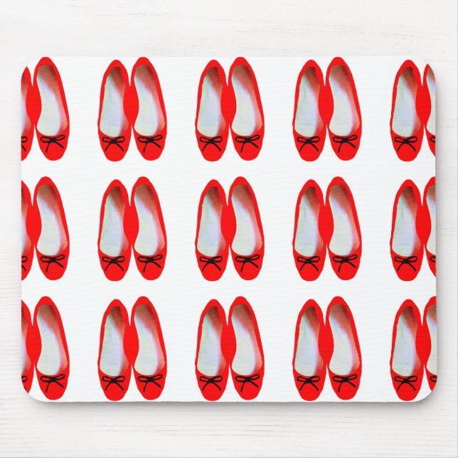 Mousepad Calçados vermelhos (Frente)